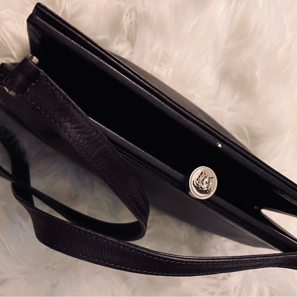 Versace vintage purple leather handbags - Picture 6 of 8